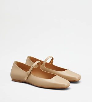 TOD'S Elegant Mini Flat Moccasins with Strap