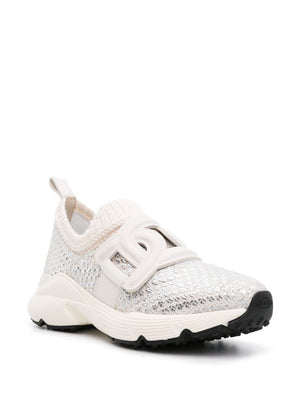 TOD'S Stylish White Sneakers for Women - 2024 Spring/Summer Collection