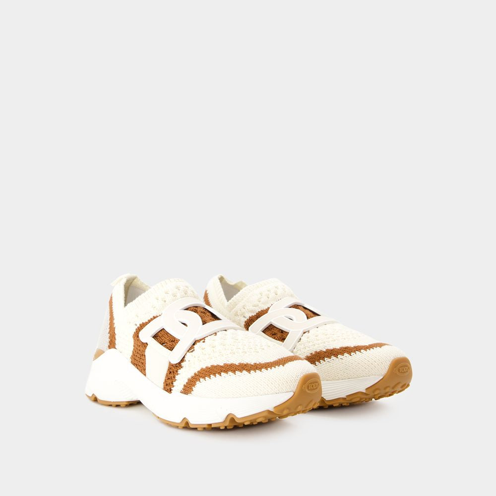 TOD'S Fashion-forward Tan Sneakers for Women