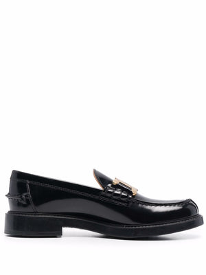 TOD'S 2024 Fall/Winter Women's Black Laced Up Shoes