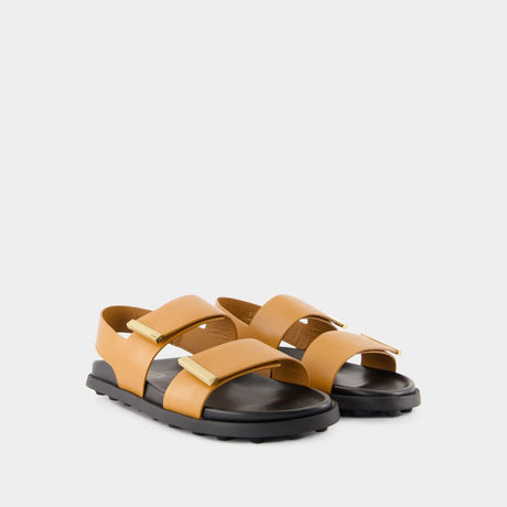 TOD'S Essential Leather Sandals for Women - SS25