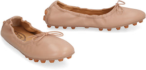 TOD'S Nude & Neutrals Bubble Flats for Women