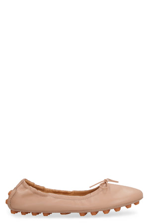 TOD'S Nude & Neutrals Bubble Flats for Women