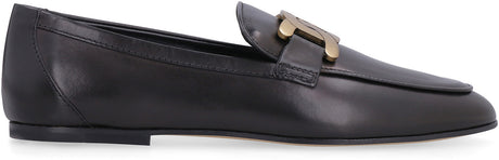 TOD'S BROWN MOCCASINS FLATS FOR WOMEN - FW23