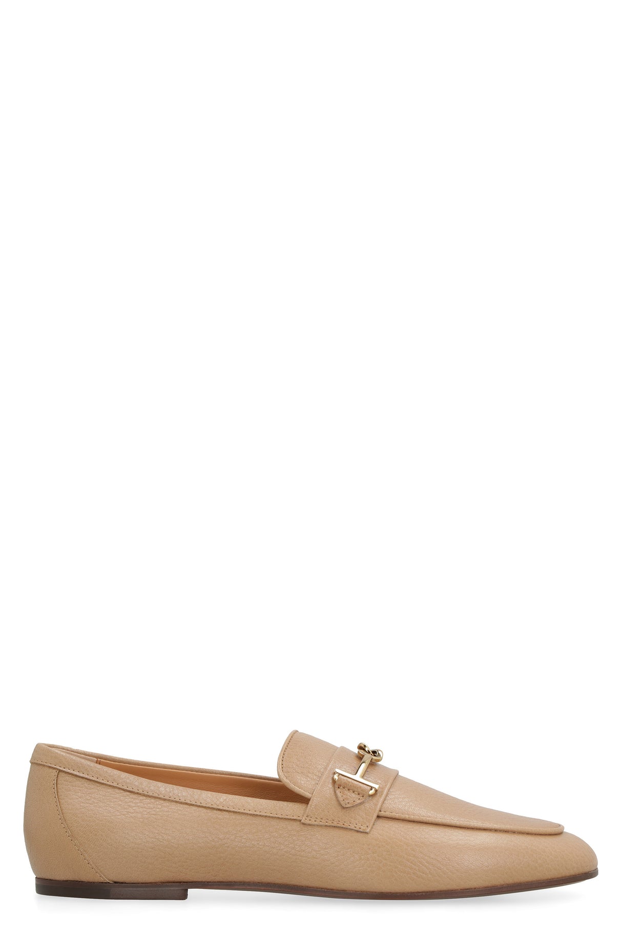 TOD'S Luxurious Beige Leather Loafers for Women