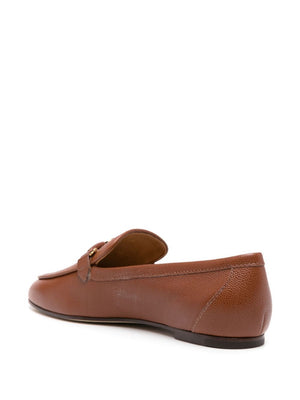 Brown Leather Loafers - SS24 Collection