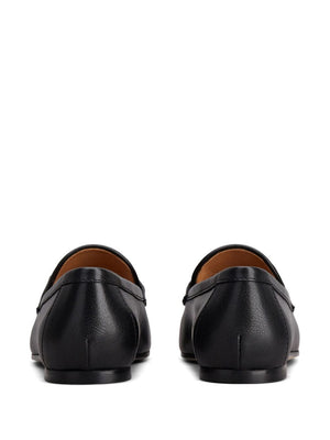 TOD'S Elegant Black Leather Loafers