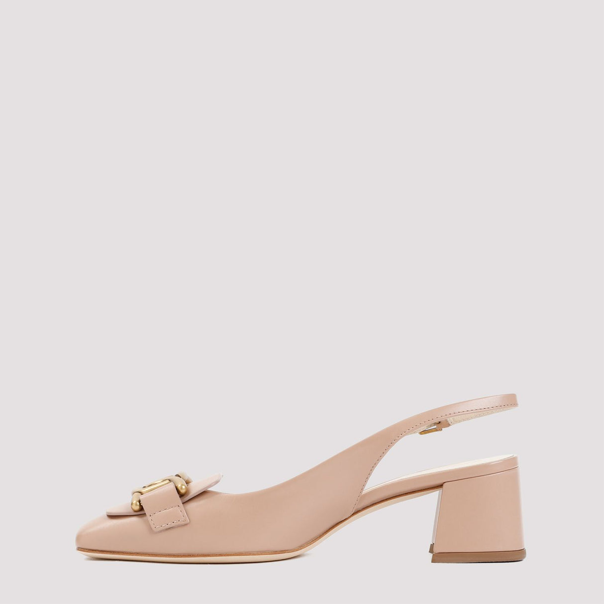 TOD'S Nude & Neutral Leather Pumps for Women