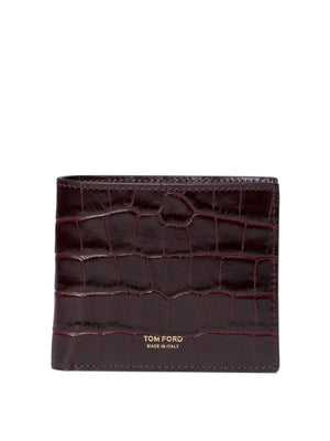 TOM FORD "CROC T LINE" WALLET