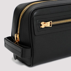 TOM FORD Luxurious Leather Men's Vanity Case for FW23