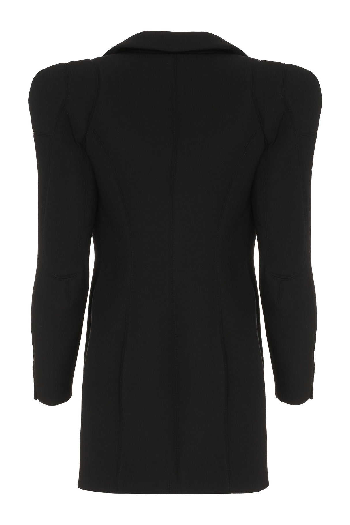 BALMAIN Structured Wool Single-Breasted Blazer for Women