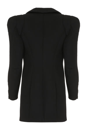 BALMAIN Structured Wool Single-Breasted Blazer for Women