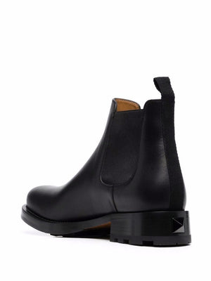 Men's 2024 Nero/Nero Beatle Boots (Valentino Garavani)