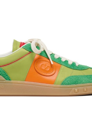 VALENTINO GARAVANI Leather Color-Block Sneakers for Men