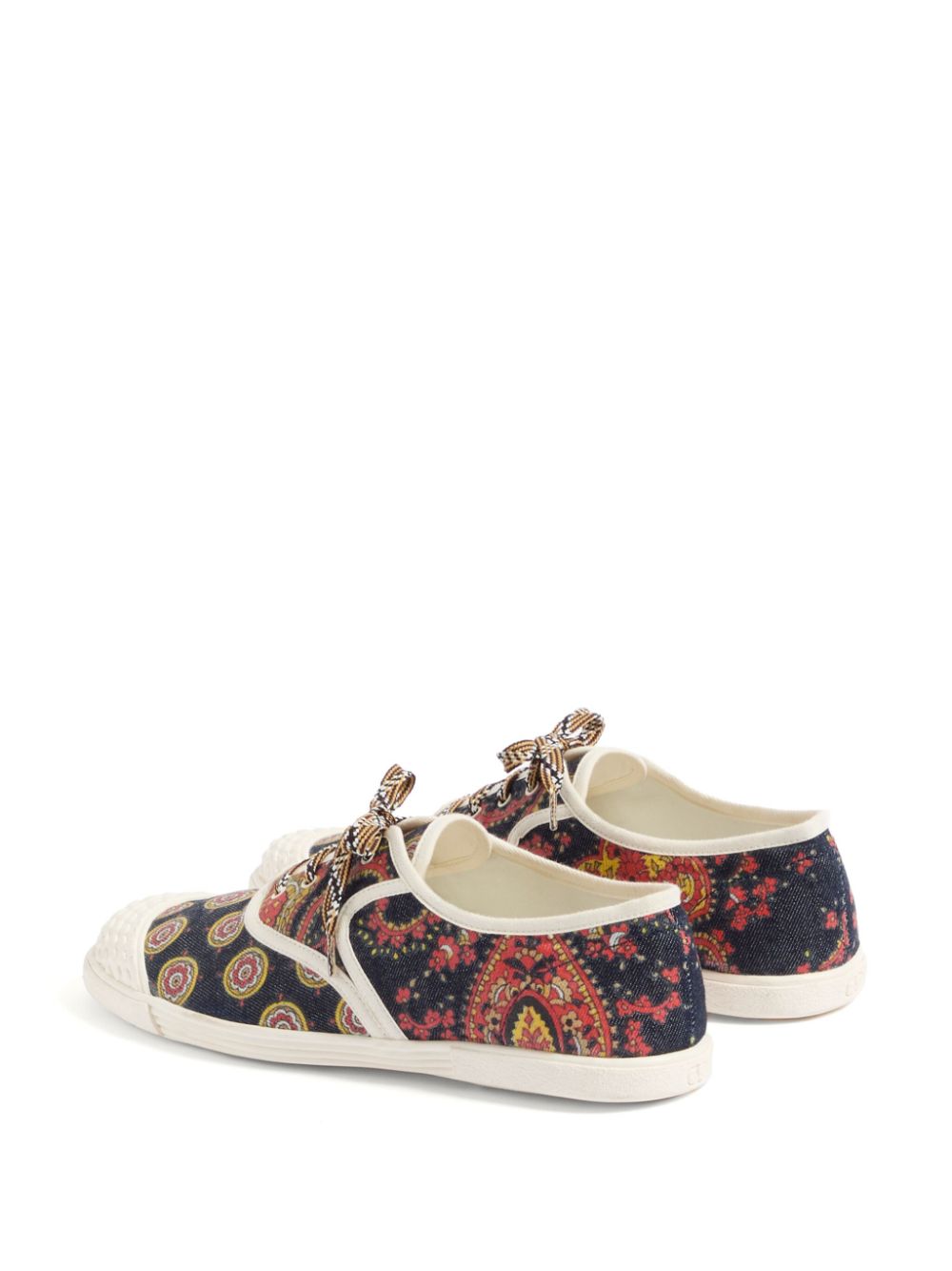 VALENTINO GARAVANI Bay by Bay Floral Print Sneakers for Men