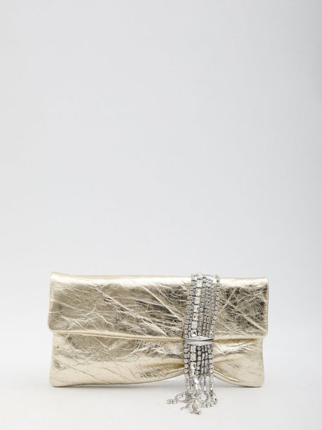 JIMMY CHOO Mini Clutch Handbag with Crystal Detailing - 30x15.5x2.5cm