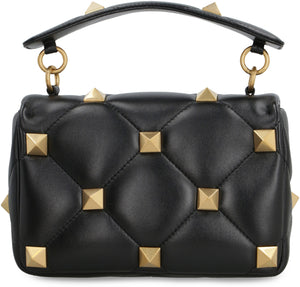 Studded Quilted Leather Handbag - Women's Crossbody Designer Bag - FW23 Collection