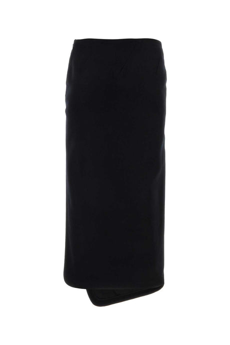 ANN DEMEULEMEESTER Black Felt Oline Mini Skirt