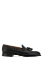 EDWARD GREEN Sophisticated Black Leather Belgravia Loafers for Men