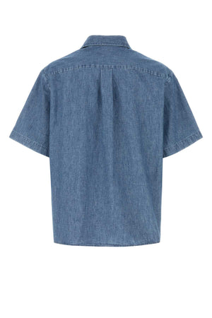 VALENTINO GARAVANI Light Blue Denim Shirt for Men