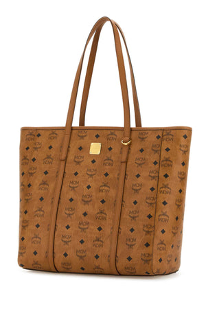 MCM Medium Printed Canvas Toni Shopping Handbag