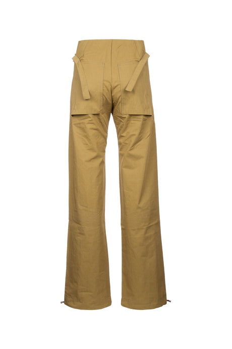 YUZEFI Chic Trousers in Khaki