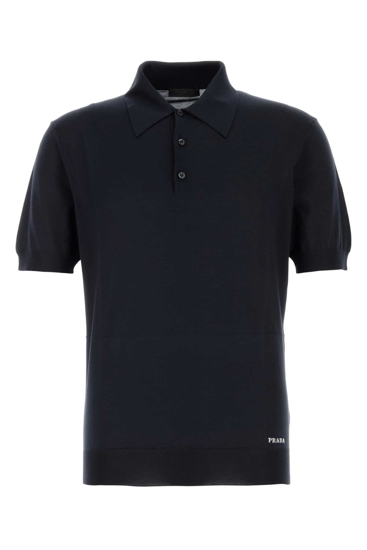 PRADA Silk Polo Shirt for Men - Summer 2025 Collection