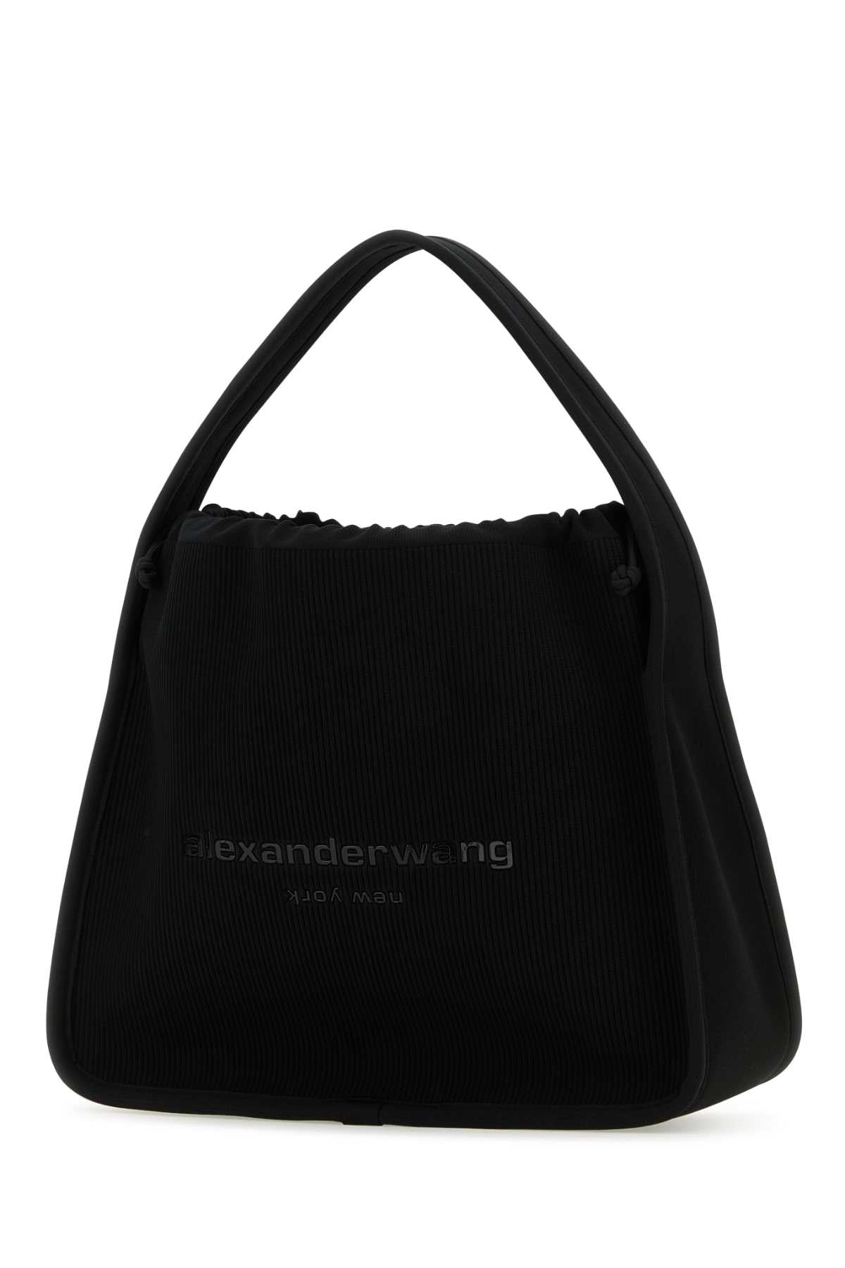 ALEXANDER WANG Large Ryan Handbag - Elegant Black Fabric Tote