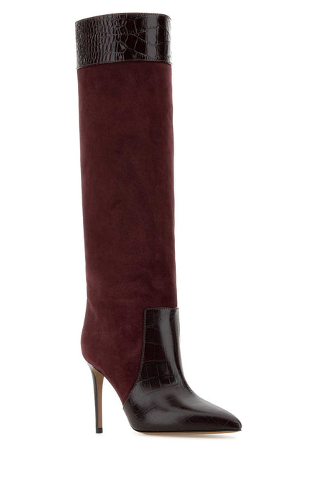 PARIS TEXAS Suede Stiletto Boots with 8.5 cm Heel Height