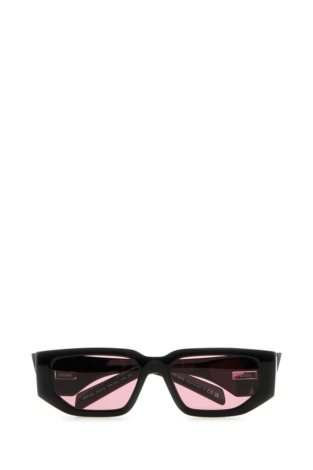 PRADA Sleek Black Acetate Sunglasses for Men