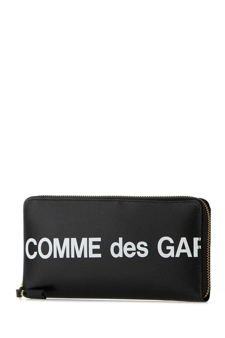 COMME DES GARCONS Sleek Black Leather Wallet 20x10 cm