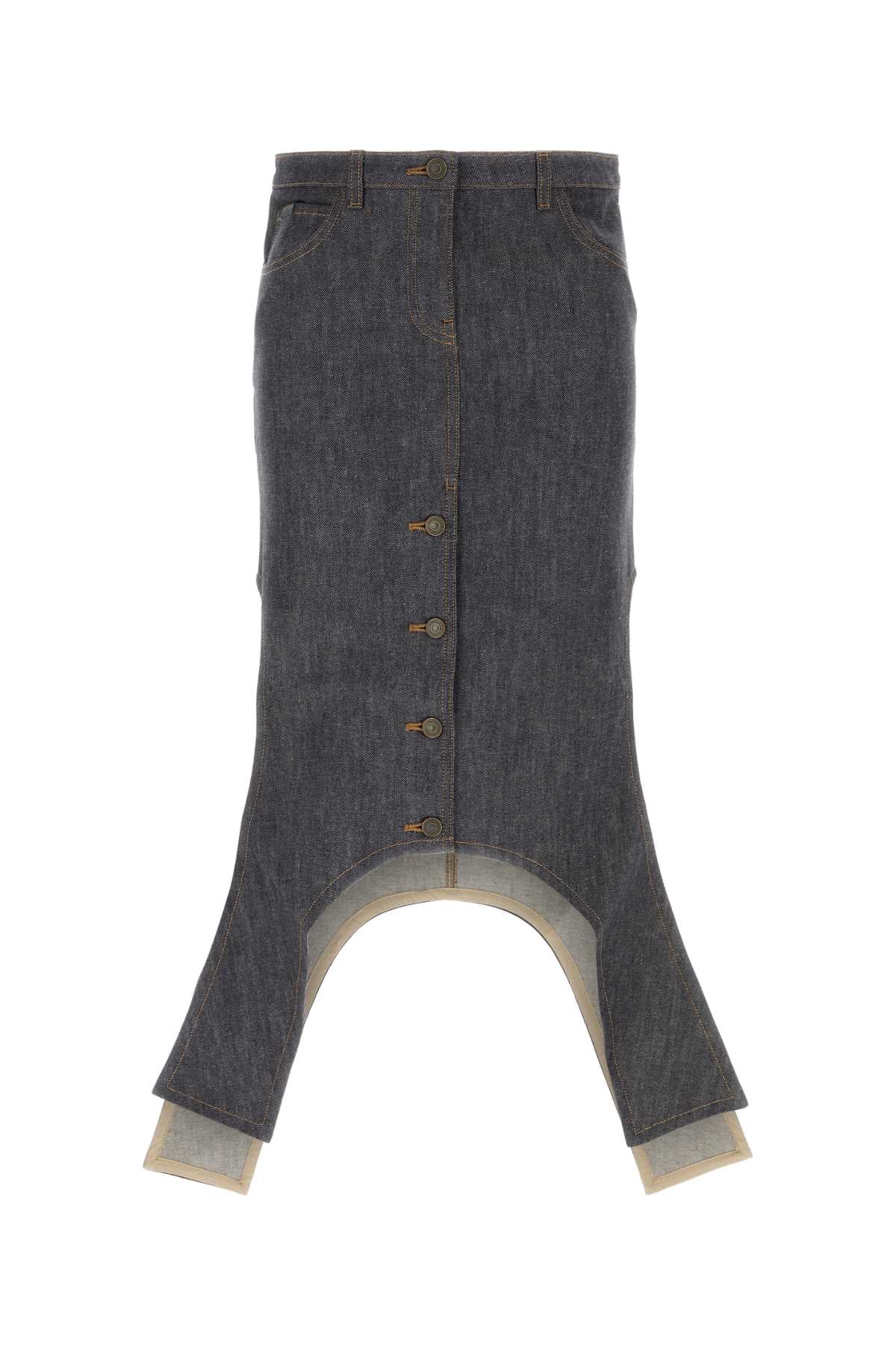 COURREGES Denim Skirt - Timeless Classic for Women