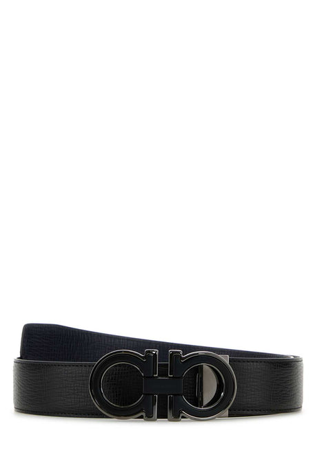 Ferragamo Reversible Leather Belt - 3.5 cm Height