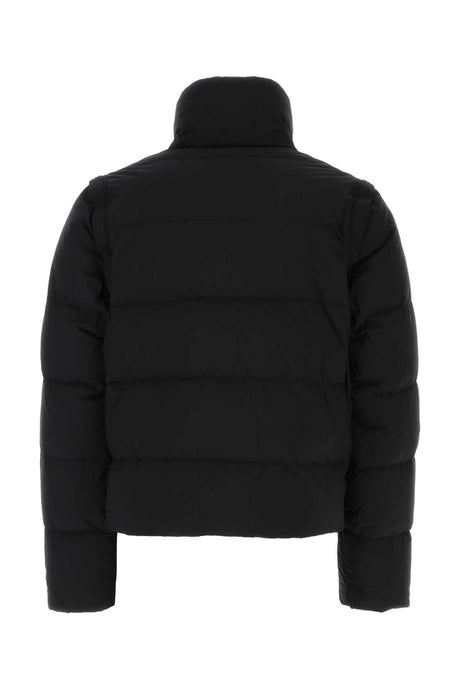 TEN C Classic Black Nylon Down Jacket