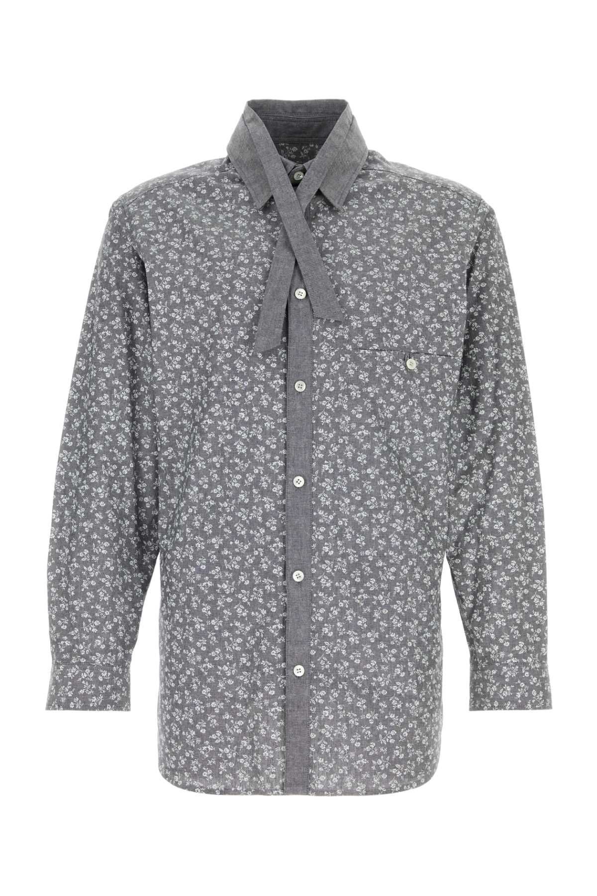 YOHJI YAMAMOTO Printed Cotton Shirt - Stylish and Comfortable for Every Occasion