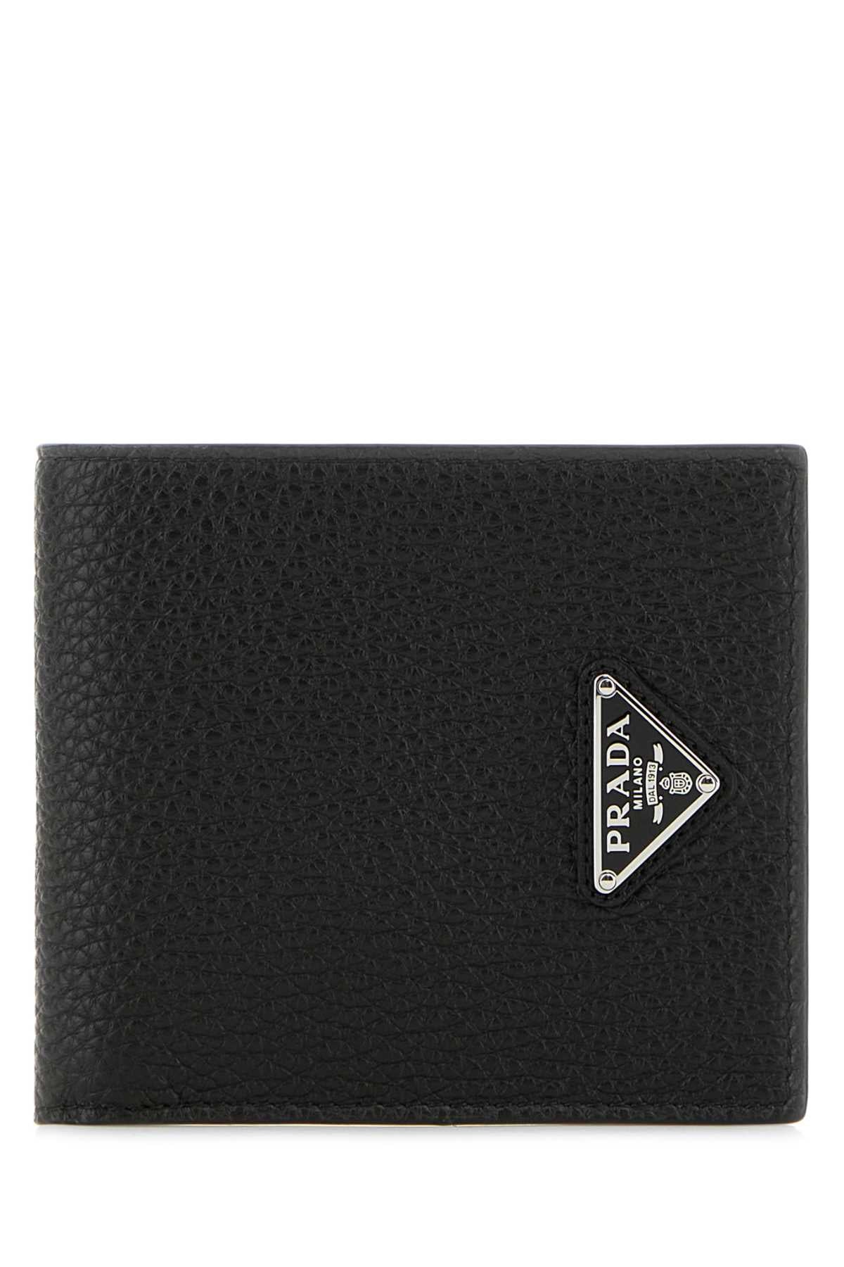 PRADA Sleek Mini Leather Wallet - Perfect for Modern Men