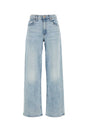 MOTHER WOMEN's Stretch Denim The Spinner Zip Sneak Jeans