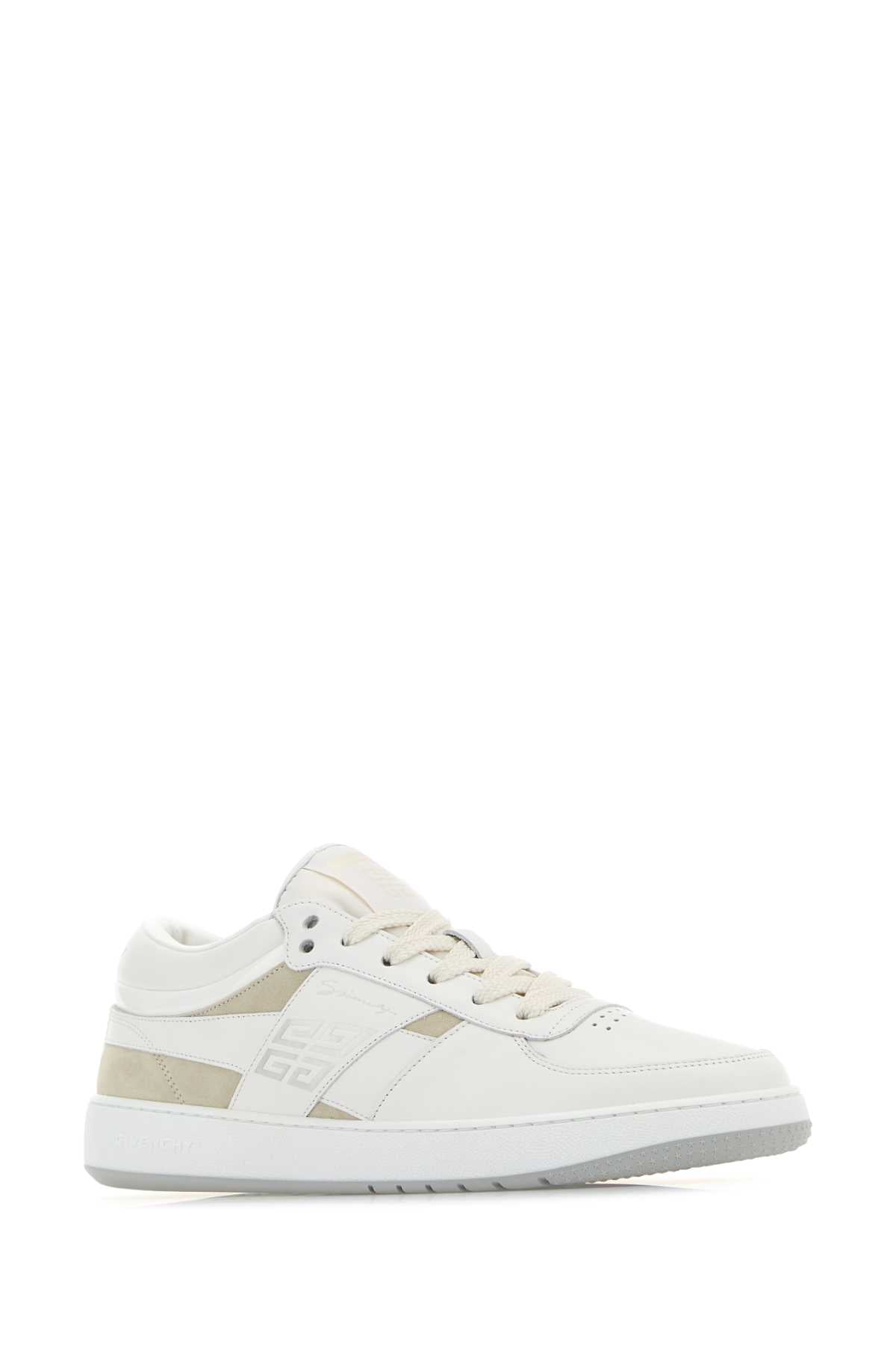 GIVENCHY Two-tone Leather and Suede G Move Sneakers for Men