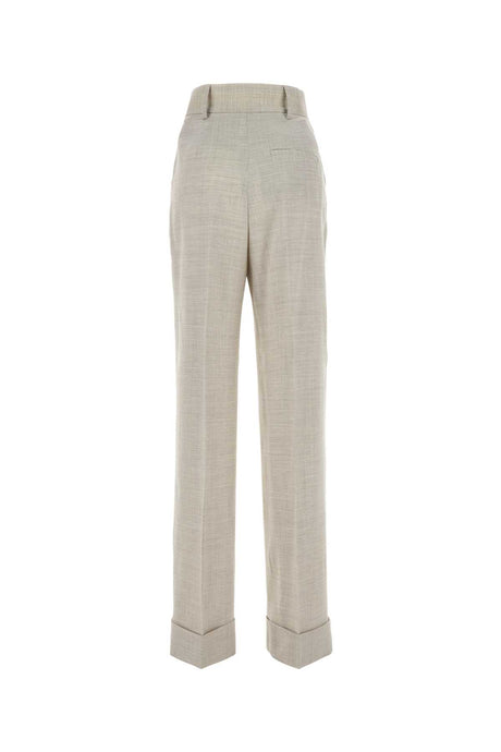 PHILOSOPHY DI LORENZO SERAFINI Melange Sand Stretch Wool Blend Pant