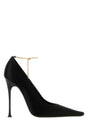 SAINT LAURENT Elevated Satin Pumps with 11 cm Heel for Women