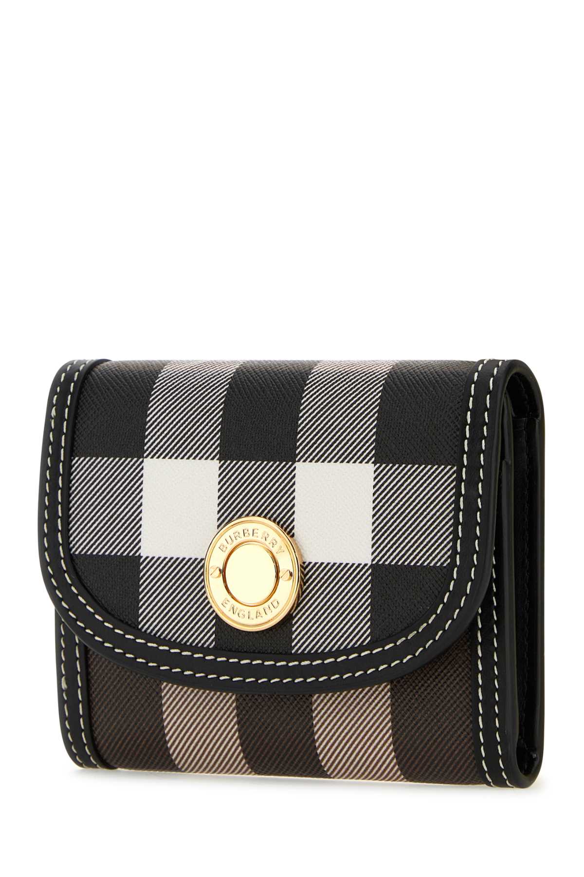 BURBERRY Mini Printed E-Canvas Wallet