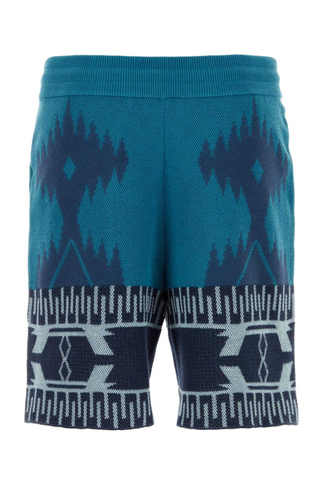 ALANUI Embroidered Mini Bermuda Shorts for Men