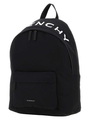 GIVENCHY Essential Black Fabric Backpack - 30 cm x 43 cm x 13 cm