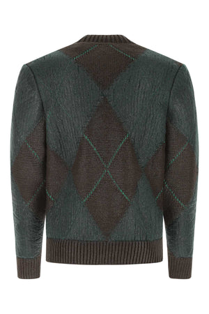 BOTTEGA VENETA Embroidered Wool Blend Sweater for Men - Cozy Chic Layering