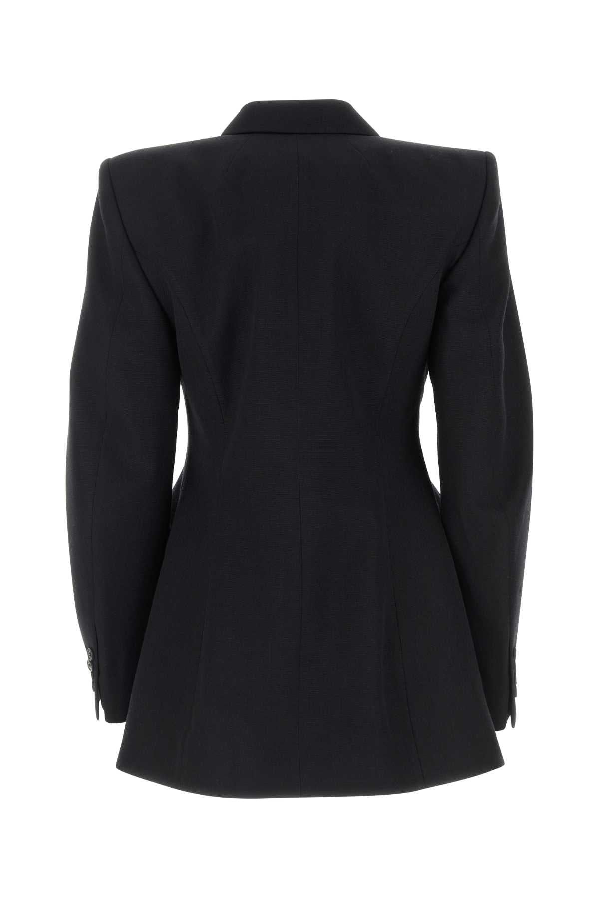 BALENCIAGA Chic Wool Hourglass Blazer