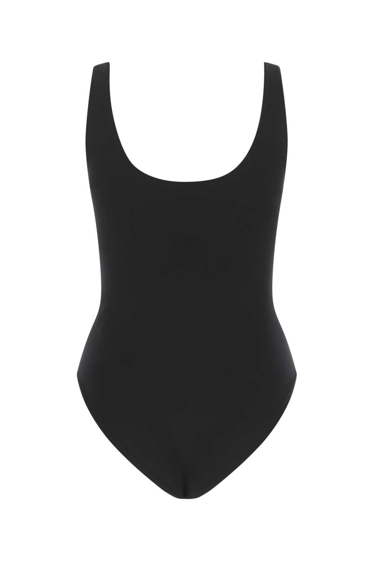 SAINT LAURENT Black Stretch Nylon Swimsuit