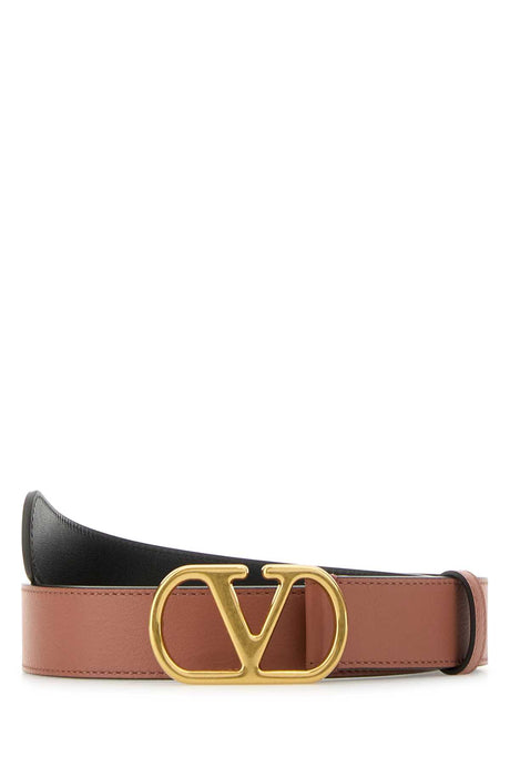 VALENTINO GARAVANI VLogo Mini Leather Belt - 3 cm Height