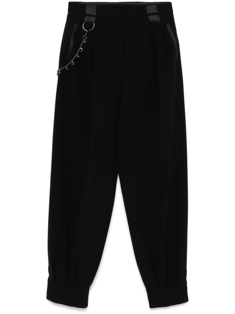 EMPORIO ARMANI High Waist Baggy Fit Trousers