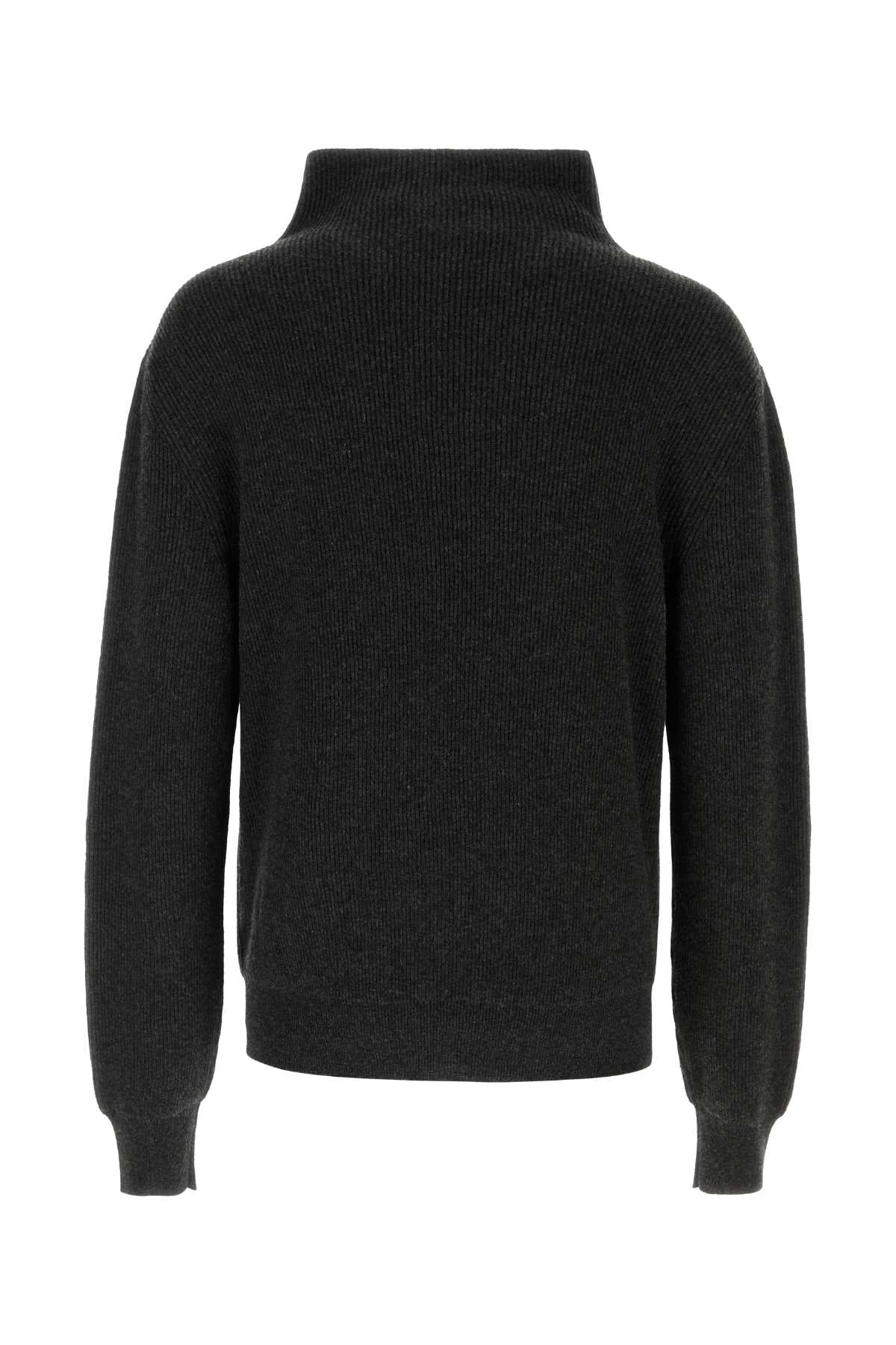 THE ROW Daniel Cashmere Sweater - Charcoal