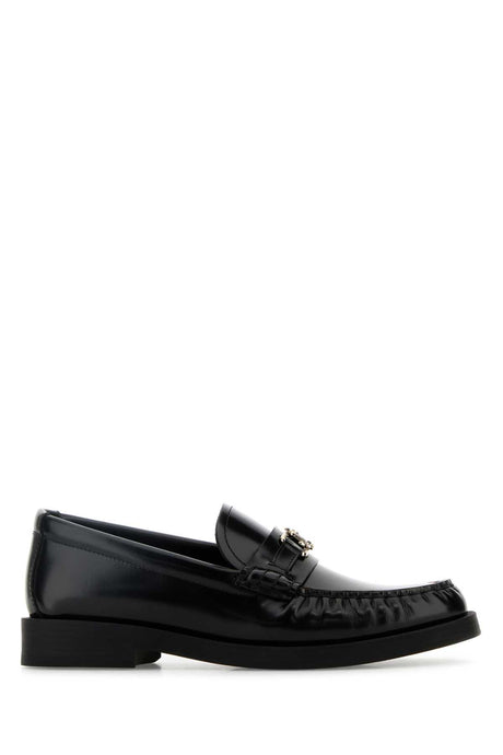 JIMMY CHOO Elegant Leather Loafers for Women - Size Addie